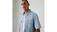 Short Sleeve Relaxed Fit Western Shirt