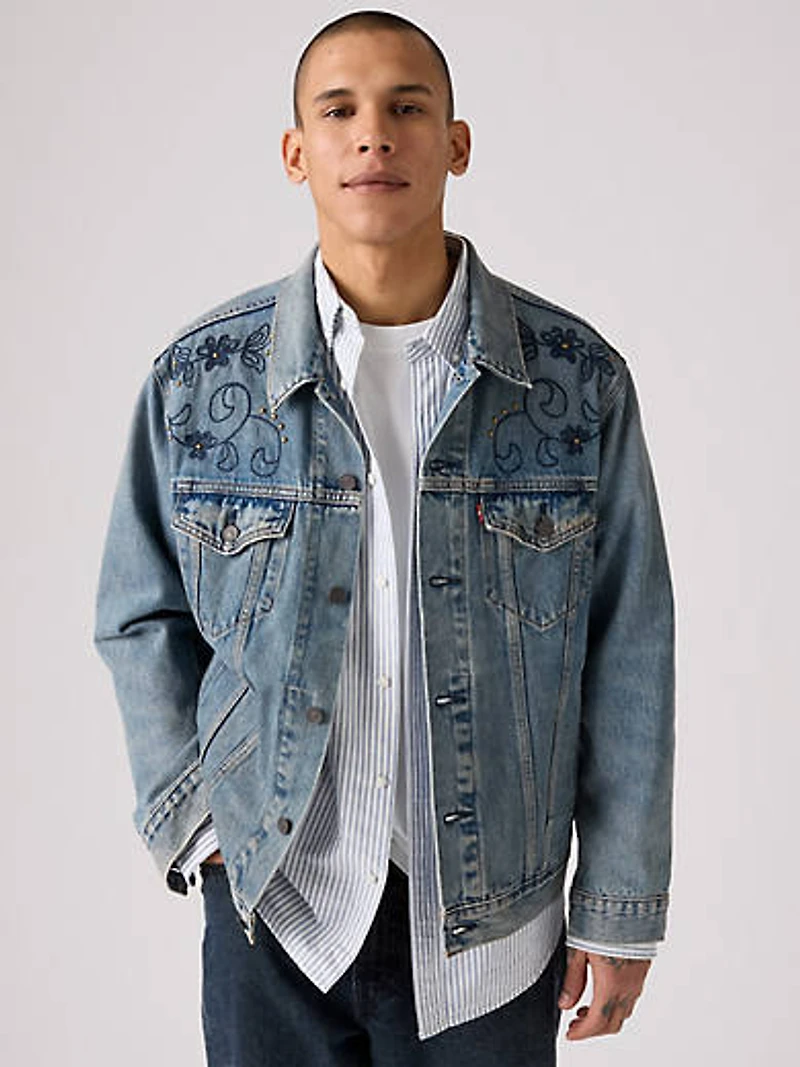 Relaxed Fit Trucker Jacket