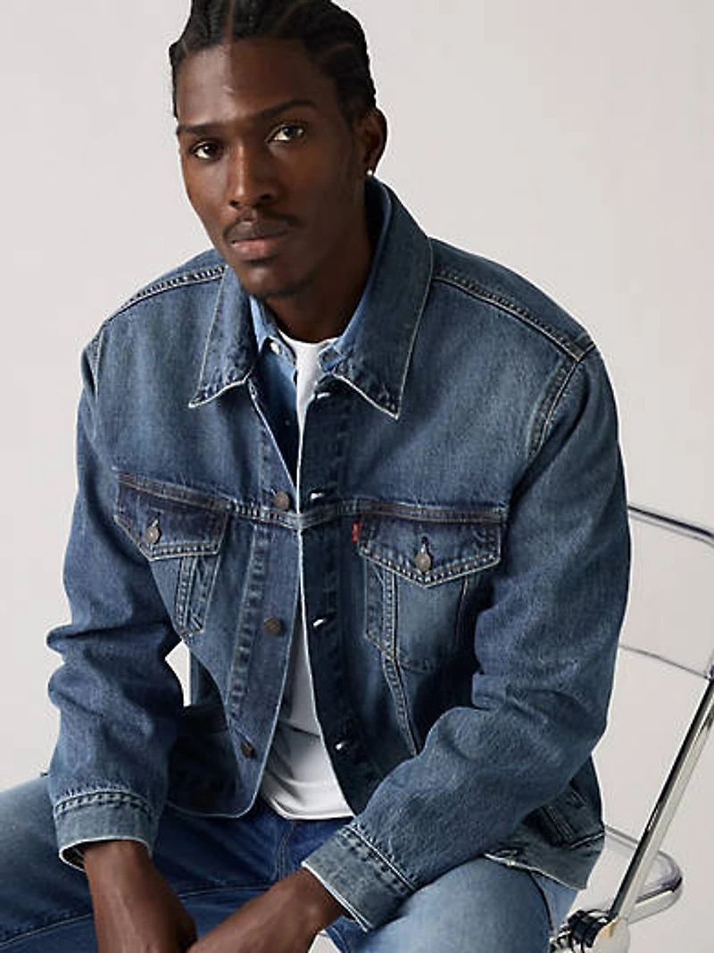 Relaxed Fit Thermodapt Trucker Jacket