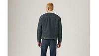 Relaxed Fit Sherpa Trucker Jacket