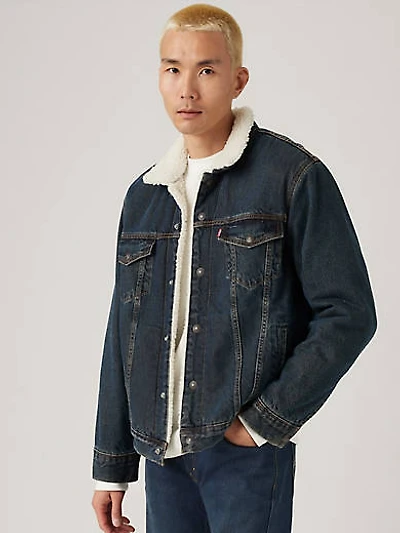 Relaxed Fit Sherpa Trucker Jacket