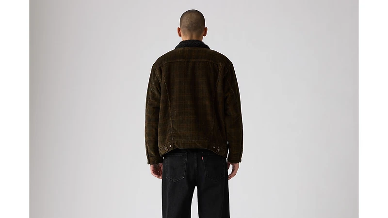 Relaxed Fit Sherpa Trucker Jacket