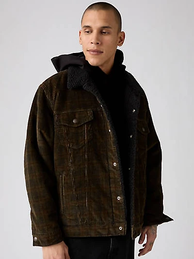 Relaxed Fit Sherpa Trucker Jacket