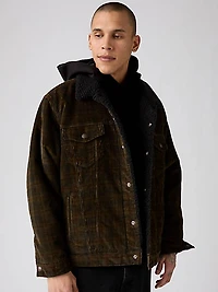 Relaxed Fit Sherpa Trucker Jacket