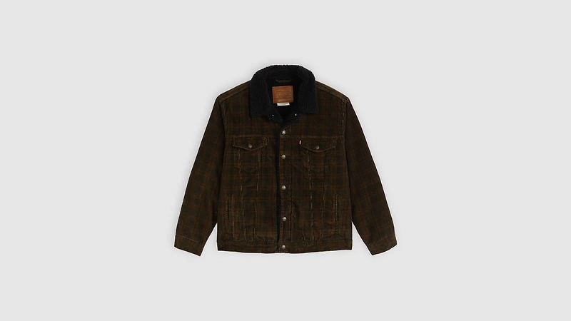 Relaxed Fit Sherpa Trucker Jacket