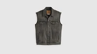 Relaxed Fit Trucker Vest