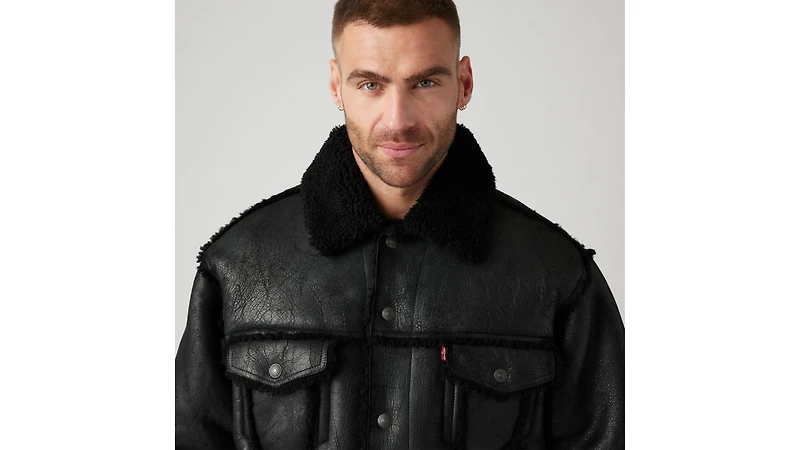 Shearling Olympia Trucker Jacket