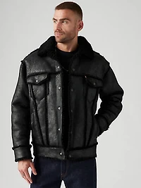 Shearling Olympia Trucker Jacket