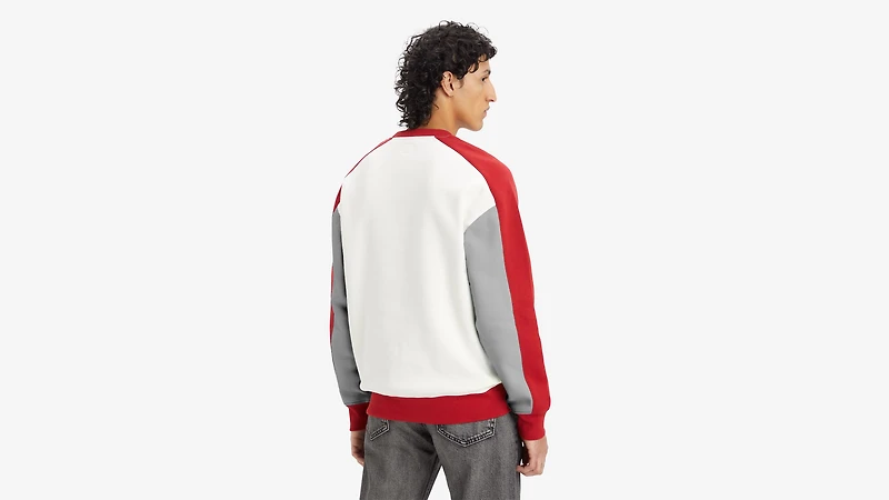Colorblocked Crewneck Sweatshirt