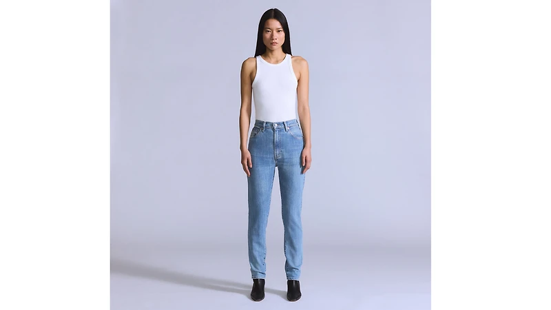 High Rise Slim Fit Women's Jeans