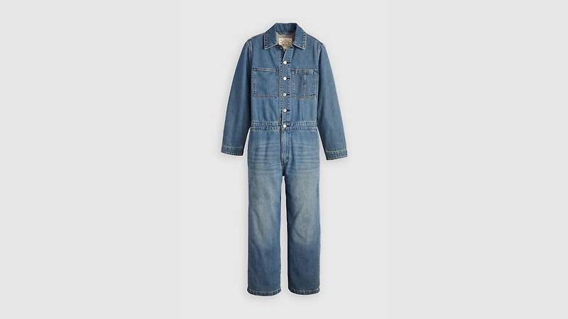 Linen+ Denim Iconic Jumpsuit