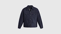 Relaxed Fit Padded Trucker Jacket