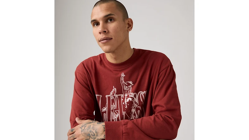 Long-Sleeve Graphic Authentic T-Shirt