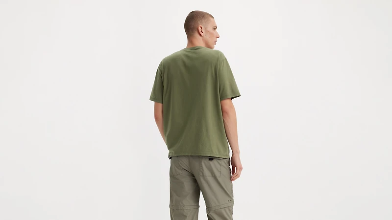 Short Sleeve Four Button Henley