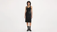 Faux Leather Icon Pencil Skirt