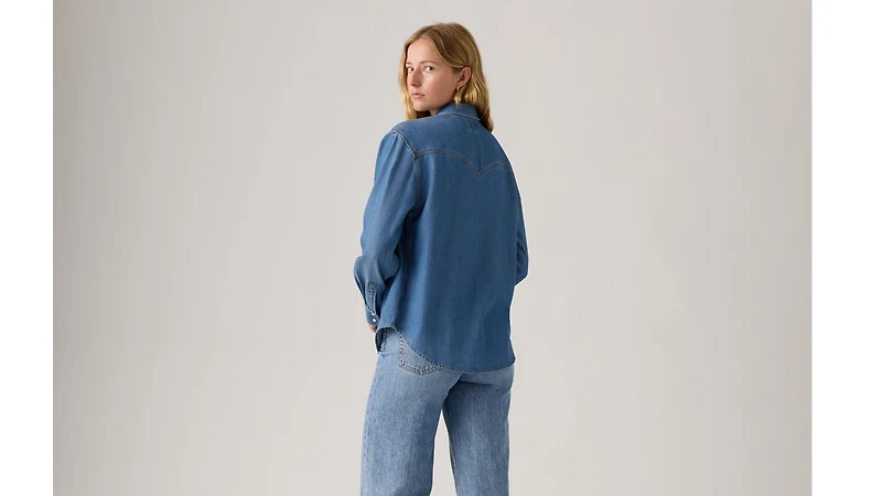 Teodora Metal Tipped Western Shirt