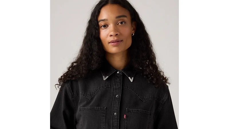 Teodora Metal Tipped Western Shirt