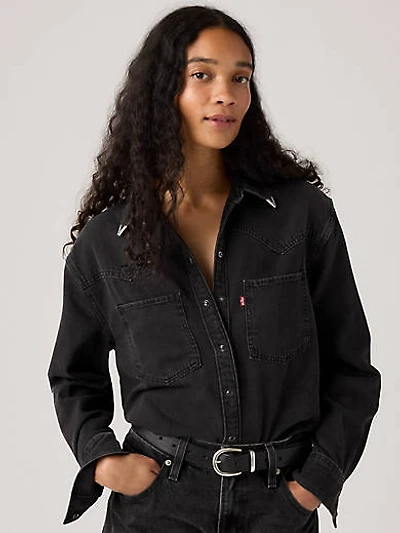 Teodora Metal Tipped Western Shirt