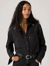 Teodora Metal Tipped Western Shirt