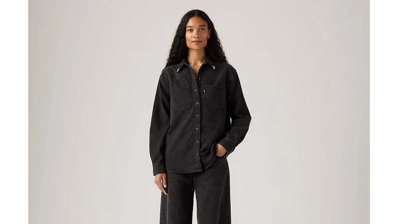 Teodora Metal Tipped Western Shirt