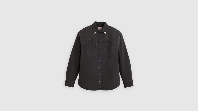 Teodora Metal Tipped Western Shirt