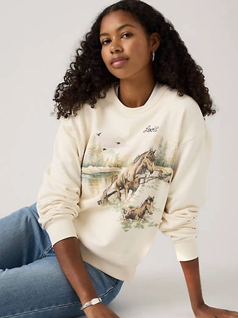 Graphic Heritage Crew Sweatshirt