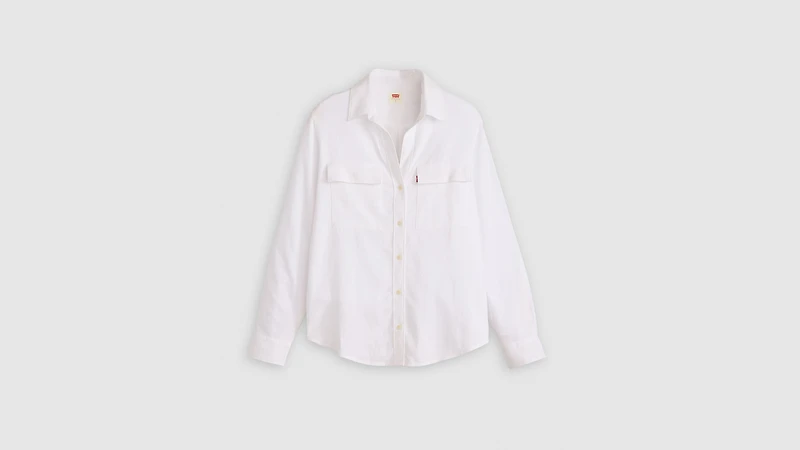 Doreen Linen Blend Utility Shirt