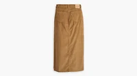 Ankle Column Corduroy Skirt