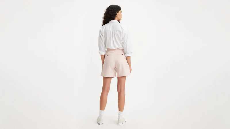 Pleated Women's Trouser Shorts