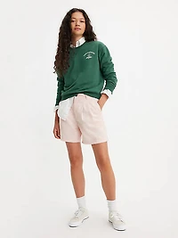 Pleated Women's Trouser Shorts