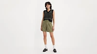 Pleated Women's Trouser Shorts
