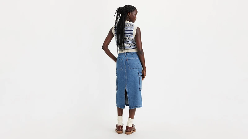 Cargo Midi Skirt