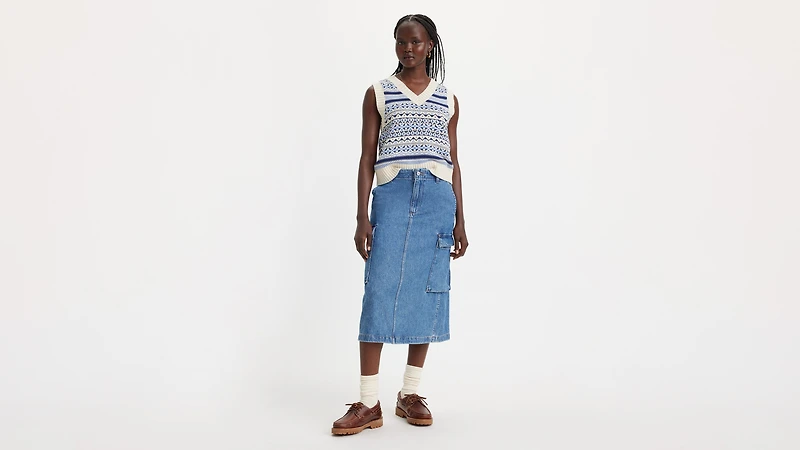 Cargo Midi Skirt