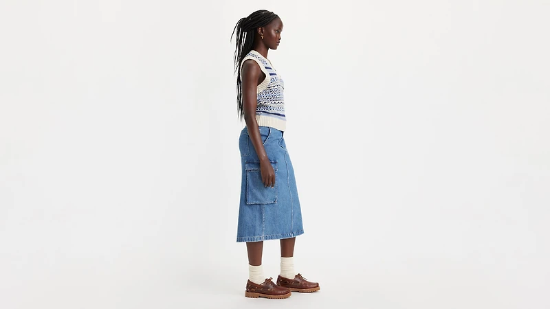 Cargo Midi Skirt