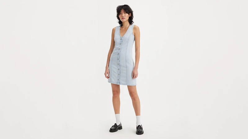 Thora Denim Mini Dress