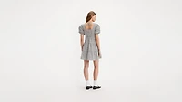 Volume Sleeve Tiered Dress