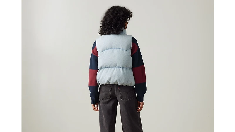 Western Bubble Puffer Vest