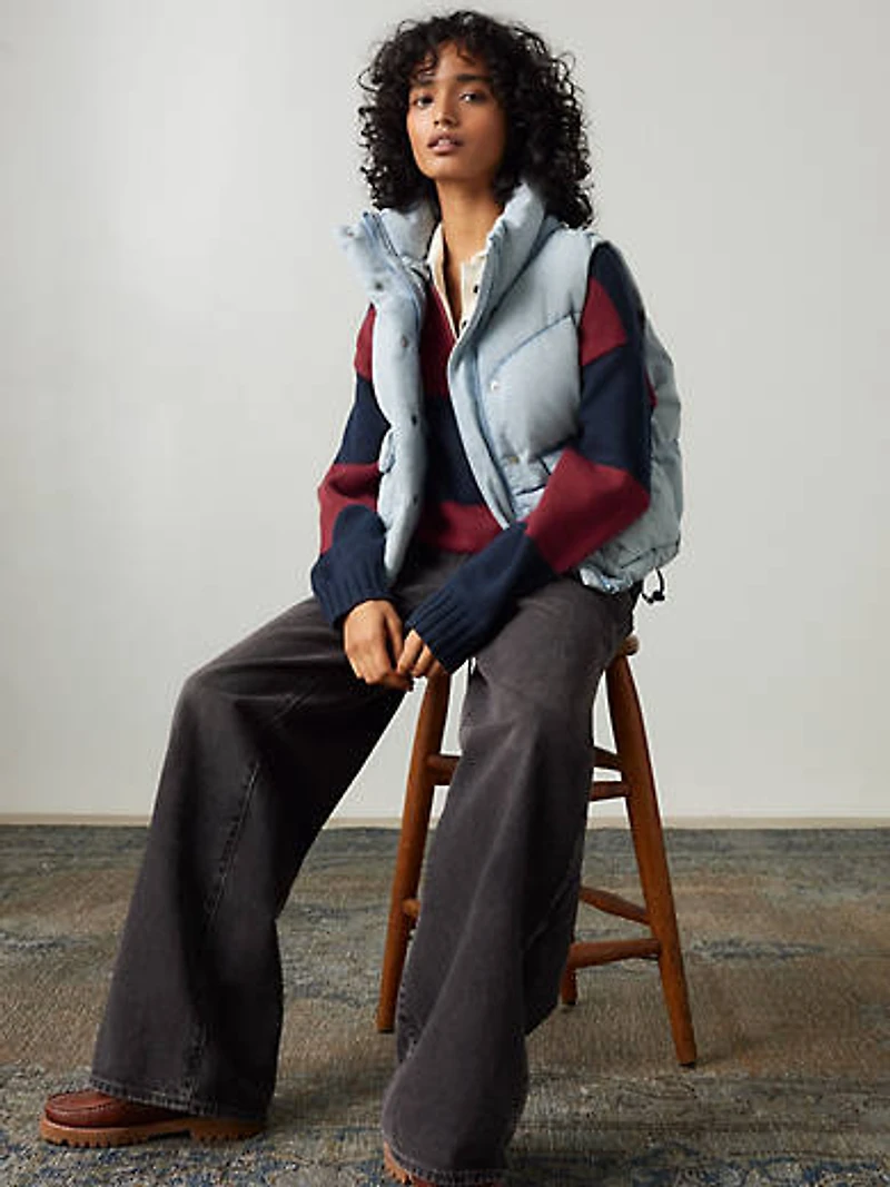 Western Bubble Puffer Vest