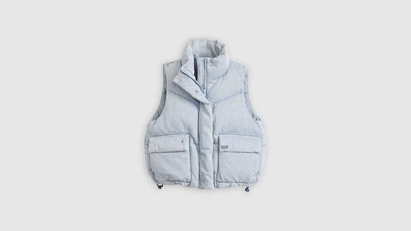 Western Bubble Puffer Vest