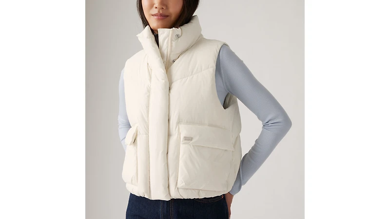 Western Bubble Puffer Vest