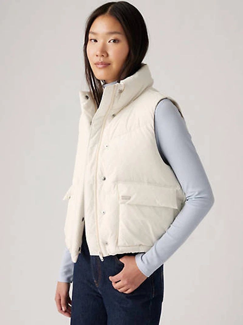 Western Bubble Puffer Vest