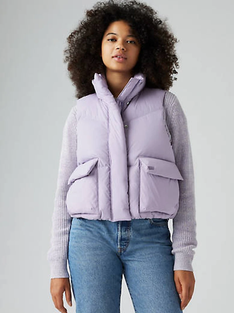 Western Bubble Puffer Vest