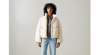 Western Short Bubble Puffer Jacket