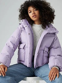 Western Short Bubble Puffer Jacket