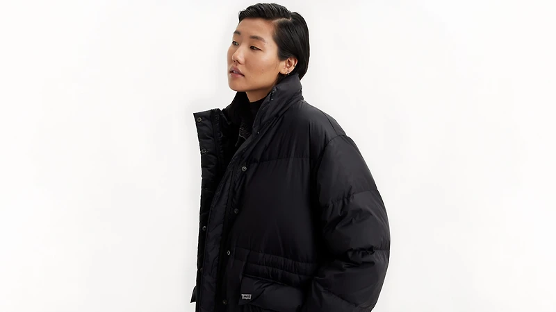 Western Midi Bubble Puffer Jacket
