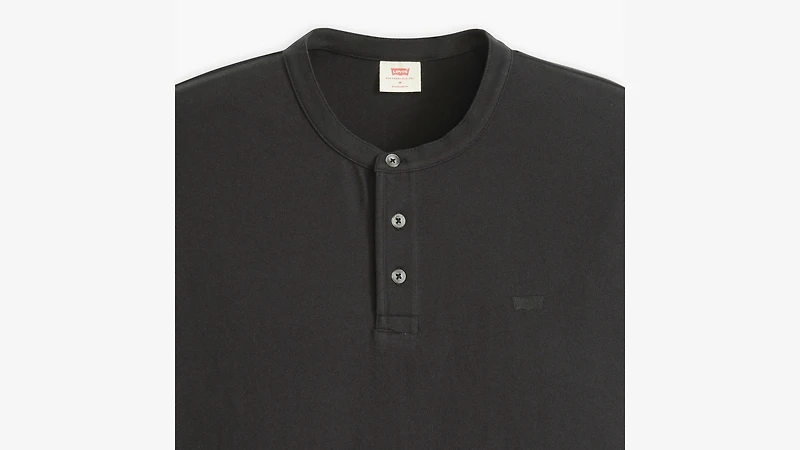 Housemark Short Sleeve Henley Shirt