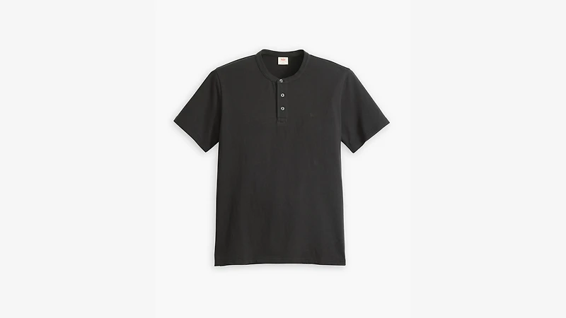Housemark Short Sleeve Henley Shirt
