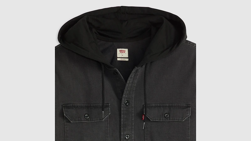 Hooded Classic Worker Shirt
