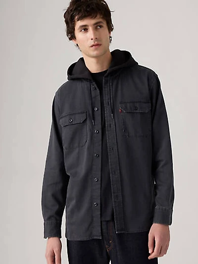 Hooded Classic Worker Shirt