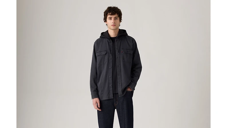 Hooded Classic Worker Shirt